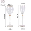 2pcs retro phnom penh Wine Glass Glass Crystal Champagn