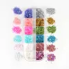 Kits 4 Sets Shiny Nail Art Glitter Sequins Irregular Flake Nail Art Decoration Accessory Kit For DIY Manicure Design