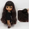 Eisiges dbs Blyth Puppe 16 BJD schwarze Mix Brown Hair Gelenkkörper 30 cm Puppe Custom Puppe DIY Anime Girls 240329