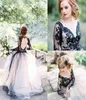 Gothic Black Lace Wedding Dresses 2019 New Design Selling Sweep Train Ball Gown Illusion Long Sleeve Backless Tulle Wedding Go9272018