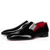 designer red bottoms mens shoes With Box Luxurys 디자이너 Loafers 판상 모피 뒤집기 여성 플랫슈즈 보행 【code ：L】