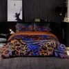 Bedding Sets Romantic Euro Set Charming Zebra Pattern Duvet Tampa com qualidade da fronha para a cama de tamanho completo de Double Quenn King