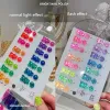 Gel Vendeeni riflettente glitter gel smalto gel fluorescenza paillettes di diamanti spezzati immergersi dalla decorazione di nail art a vernice a led UV