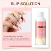 Klänningar Poly Nail Gel Set Full Manicure Set Glitter Thermal Quick Extension UV Gel Kit Akryl Solution Soak Off Nail Gel Polish Set