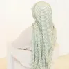 Szaliki moda kuffiyeh hiżab szyfon szalik kobiety islamski muzułmański szal echarpe oddychający faulard dubai hidżabs