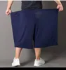 Shorts de grandes dimensões masculinos plus size 16xl 240kg algodão 10xl 12xl 14xl verão elástico solto esportes preto azul shorts grandes 58 60 62 64 240329