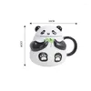 Tasses kawaii panda tasses de café tasse en céramique pour filles enfants petit déjeuner au lait d'eau tasse de thé à la maison