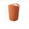 Novo fabricante de pipoca de silicone Microwave Popcorn balde dobrável silicone pipoca caçamba poppers tigela de pipoca diy com tampa