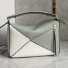 Crossbody tas ontwerper tas luxe tas schoudertas een praktische tas dames zak zadeltas geometrische puzzel geometrische pakket draagtas