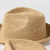 Chapeau de seau à bord large, chapeaux de plage d'été pour femmes, voyage pliable mignon chapeau de soleil pour le printemps d'été, chapeaux de cowboy 22376