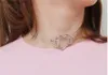 Colliers pendants Collier de tour de cou en cuir Pu transparent gothique pour femmes collier coeur d'amant vintage néo-gothique bijoux dames240408
