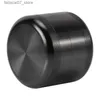 Herb Grinder Black 63 mm Machine de broyage à base de plantes Aluminium ALLIAGE Crusher manuel de broyage Machine de fumée Pipe de fumée petit outil Q240408