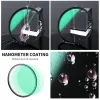 Tillbehör KF -koncept 67mm Nano X Black Mist 1/4 Kameralinsfilter med skrapbeständiga gröna belagda specialeffekter för fotograferingsvideo