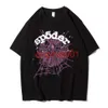 Projektant SP5DER 5555 Koszule Młoda T-shirt Hip Hop Mens i damskie z kapturem Wysokiej jakości wydrukowane pająk pająk 555555 Rozmiar europejski S-XXL DC