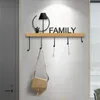 Haken moderne en eenvoudige creativiteit sleutelhanger muur home tas hangers licht luxe muur gemonteerde opslag voortreffelijk