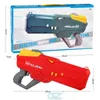 Gun Toys 39cm Electric Water Gun Toy Adult Automatic Continous Fire Watergun Kids High Pressure Water Blaster Outdoor Beach Toys For Boy 240408