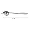 Scolle di caffè 304 Scoop in acciaio inossidabile da 10 ml cucchiai di misurazione cucchiaio da 12 cm cucchiai a manico lungo