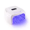 Essiccatori Nuovo arrivo 96W Lampada per unghie ricaricabile Wireless Wireless Gel Manicure Macchina UV Luce bianca per chiodi LED BADNI