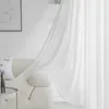 Vorhang 1 Panel hohe Qualität bloße halb transparente Chiffon weiße Schlafzimmer Wohnzimmer Bucht Fensterbildschirm