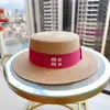مصمم دلو قبعة الربيع/الصيف العصرية مع رسالة زخرفية شقة أعلى القبعات الصغيرة القبعات الشاطئية II987363