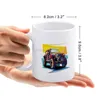 Mokken koffie keramisch gepersonaliseerd 11 oz witte mug thee melkbeker drinkgaraat reizen verkopen trending kleurrijk