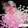 Glitter Sakura Cherry Blossoms Form Pearlescent Iridescent Glitter 5mm Size For Nails Glitter Nail Art Decoration Makeup Diy Dekorera