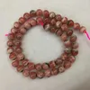 Losse edelstenen 7 mm Natural Pink Argentinië Rhodochrosite Precious edelsteen kralen Diy voor sieraden maken 15 "groothandel
