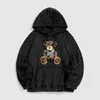 Oem Custom Design Cute Bear Pattern Pullover Heavy Weight Fluffy Teddy Hoodie Towel Chenille Embroidery Mens Winter Hoodies