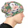 Beralar Sevimli Samoyed Bahçe Bonnet Şapka Sonbahar Sokak Kafatasları Beanies Hats Erkekler için Şapkalar Kadın Örgü Yaz Kafa Şartı Kapaklar