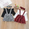 3PCSSESSSSSST MOSTRION GIRL GIRL VIRESSES SUBSENDER for Kids Clords Cloths Wits Inhing 03 y Childlers Costumn 240403