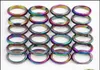 Ленточные кольца ювелирные изделия 6 мм ретро -модный гематит цвет кольцо ширина заглушенная поверхность радужная цвет рождественский подарок dhtwk7291839