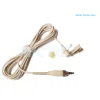 Mikrofony Beige ME2 Clip Lapel Lavalier Mic Mic dla Sennheiser EW G1 G2 G3 Wireless 1/8 "