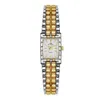 BS NY 2024 LIGHT lyxig fyrkant Small Gold and Silver Fashion Minimalist Table High Grade Women's Watch FA1815