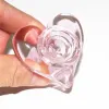 Ciotola di vetro maschio da 14 mm a forma di cuore da 18 mm ciotole bong accessorio per fumo per fumare tubo d'acqua in vetro ll