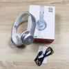 Phone Earphones Wireless Headphones Solo3.0 Stereo Bluetooth Earphones Foldable Earphone Animation Showing Support TF Card Build-in MIC 3.5mm jack