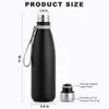 Custom and Color Cola Shape 304 Stainless Steel Water Bottle with Silicone Cover