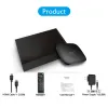 Box Android 10.0 TV Box 16GB 256GB 8G 128G D9 4K TVBox 2.4G + 5G WiFi TV -mottagare Set Top Box Bluetooth Support med presentask