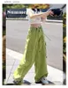 Dżinsy damskie proste damskie potrój sporty hipisowe spodnie dresowe joggery joggingowe moda luźna kobieta swobodne spodnie damskie spodnie y240408