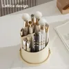 Caixas de armazenamento Modern Makeup Brusht Holder Organização à prova de pó Organização de espaço para economia de espaço para desktop Cosmetics Lipsticks Organizador de panela de caneta