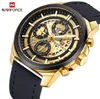 Naviforce Luxury Brand Men Quartz Forist Watches Men039s Quartz 24 -часовая дата часы мужской спортивные водонепроницаемые часы Relogio Masculin5968978
