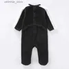 Rompers Baby Bodysuit Pyjama Kids Kleding Lange mouwen Kinderen Kleding Pasgeboren Baby Overalls Kinderen Boy Girls Kleding Baby Jumpsuit L47