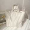 Sacs à provisions grand sac en toile pour femmes vierges beige épicerie fourre-tout sac à main femelle féminine dames éco amicale 2024