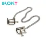 Ikoky Metal Chain Nipple Clamps Erotic SM Toys Adult Games Breast Clips Nipple Stimulator rostfritt stål sexleksaker för par7168283