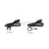 Accessori clip black metal Lavalier Lavaliere Microfono auricolare per il morsetto per Sennheiser Shure AudioTechnica Microfone 6,5 mm 7,5 mm