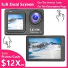 Telecamere SJCAM SJ8 Dual LCD Screen Action Camera 4K 30fps WiFi Remote 2,33 'touch screen+1,3' Schermata anteriore Novatek 96675 Chipset