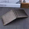 Money Clips Men Bifold Business Leather Brand Luxury Brand Famo