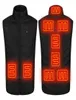 Buiten T -shirts 9 gebieden Zelfverwarmde vest USB Batterij aangedreven Body Men039S Warmer verwarming Jacket Women039S Warm Thermal Wint2435492