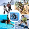 Camera's kinderen mini camera 2.0 inch scherm digitale camera voor kinderen verjaardag cadeau waterdichte 1080p projectie video foto camera