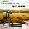 Lens Apexel 60x Phone Mobile Televery Zoom Zoom Lens TélescopeAscopeAscopeStronomical + Trépied extensible pour iPhone Samsung Tous les smartphones