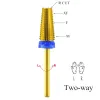 Bits 5pcs/lote pro 7mm 5 em 1 mais rápido remover acrílicos de unhas ou géis poloneses de carboneto de unhas de moagem de moagem de moagem Cutticle Ferramentas limpas